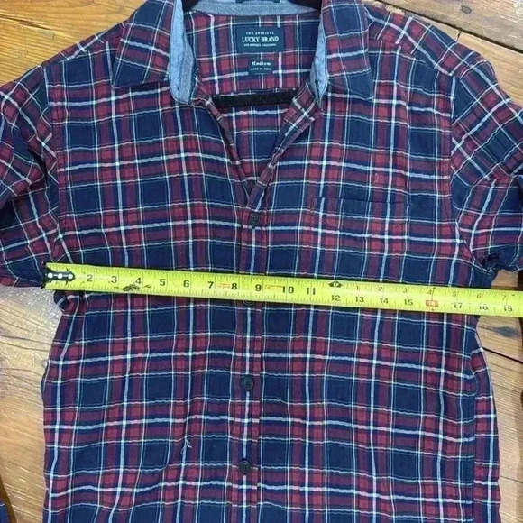 Lucky brand men’s flannel shirt size medium - Picture 8 of 8